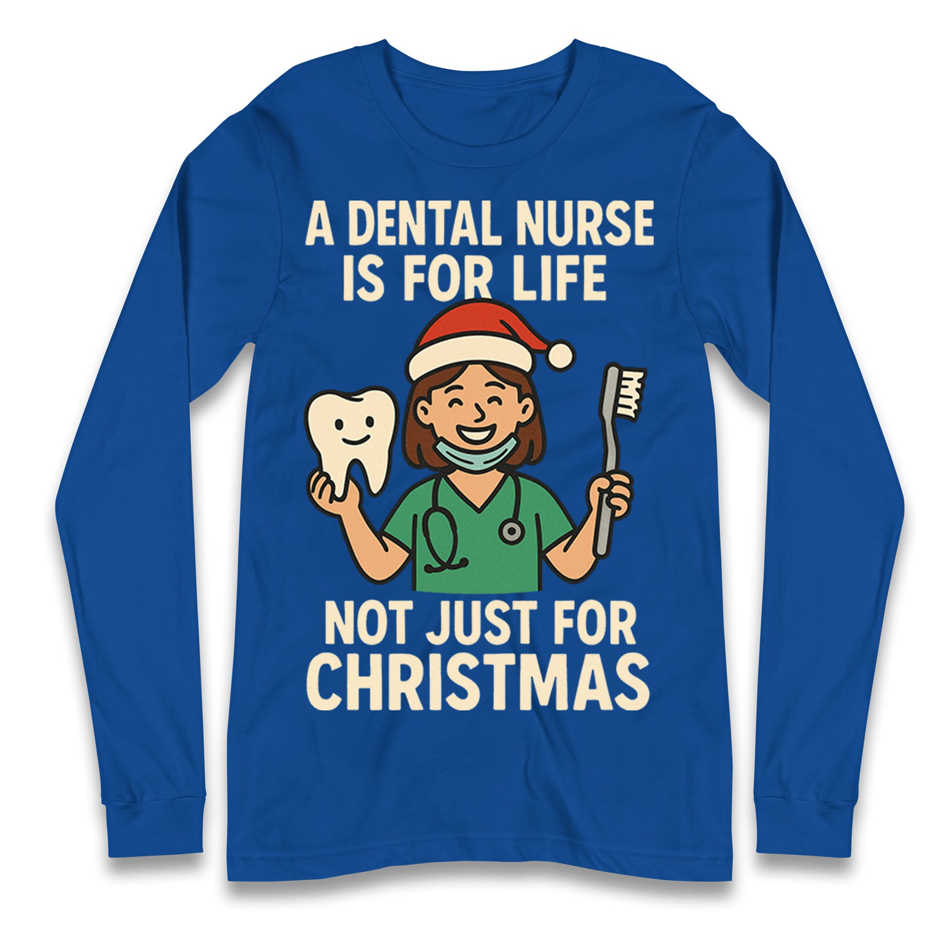 Dental Nurse Christmas Longsleeve T Shirt