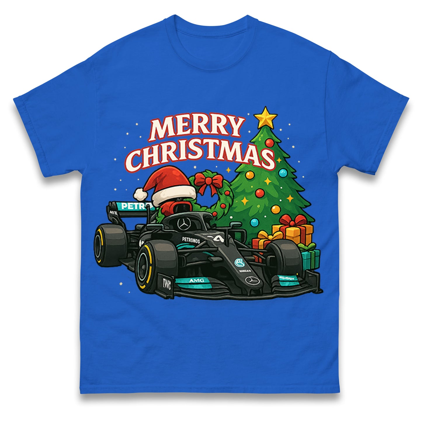 Mercedes F1 Christmas T Shirt