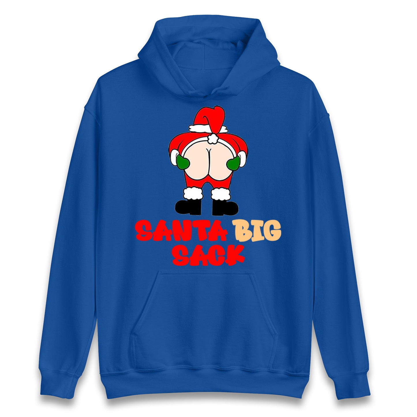 Christmas Santa Big Sack Funny Hoodie
