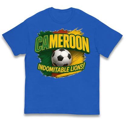 Cameroon Retro World Cup Kids T Shirt