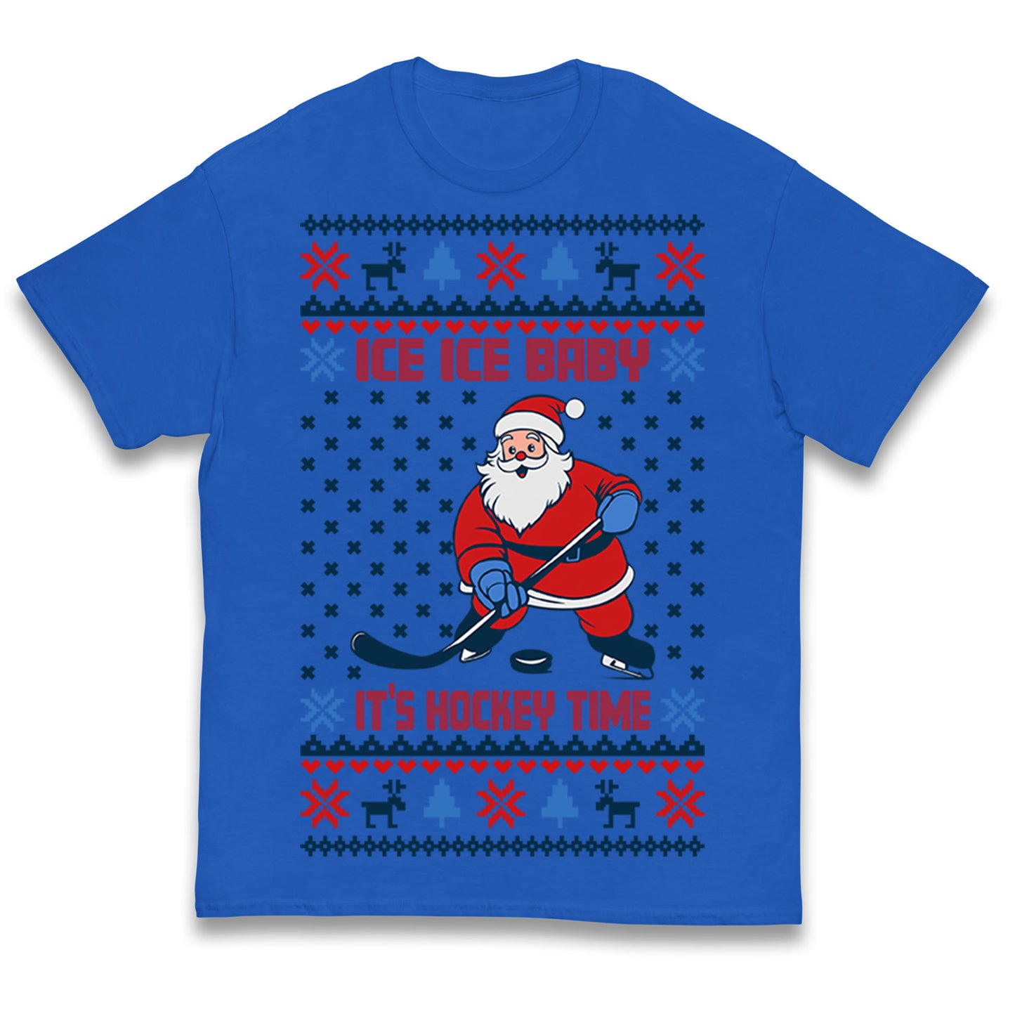 Hockey Christmas Kids T Shirt