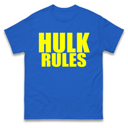 Hulk Rules T Shirt