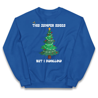 I swallow Christmas Kids Jumper