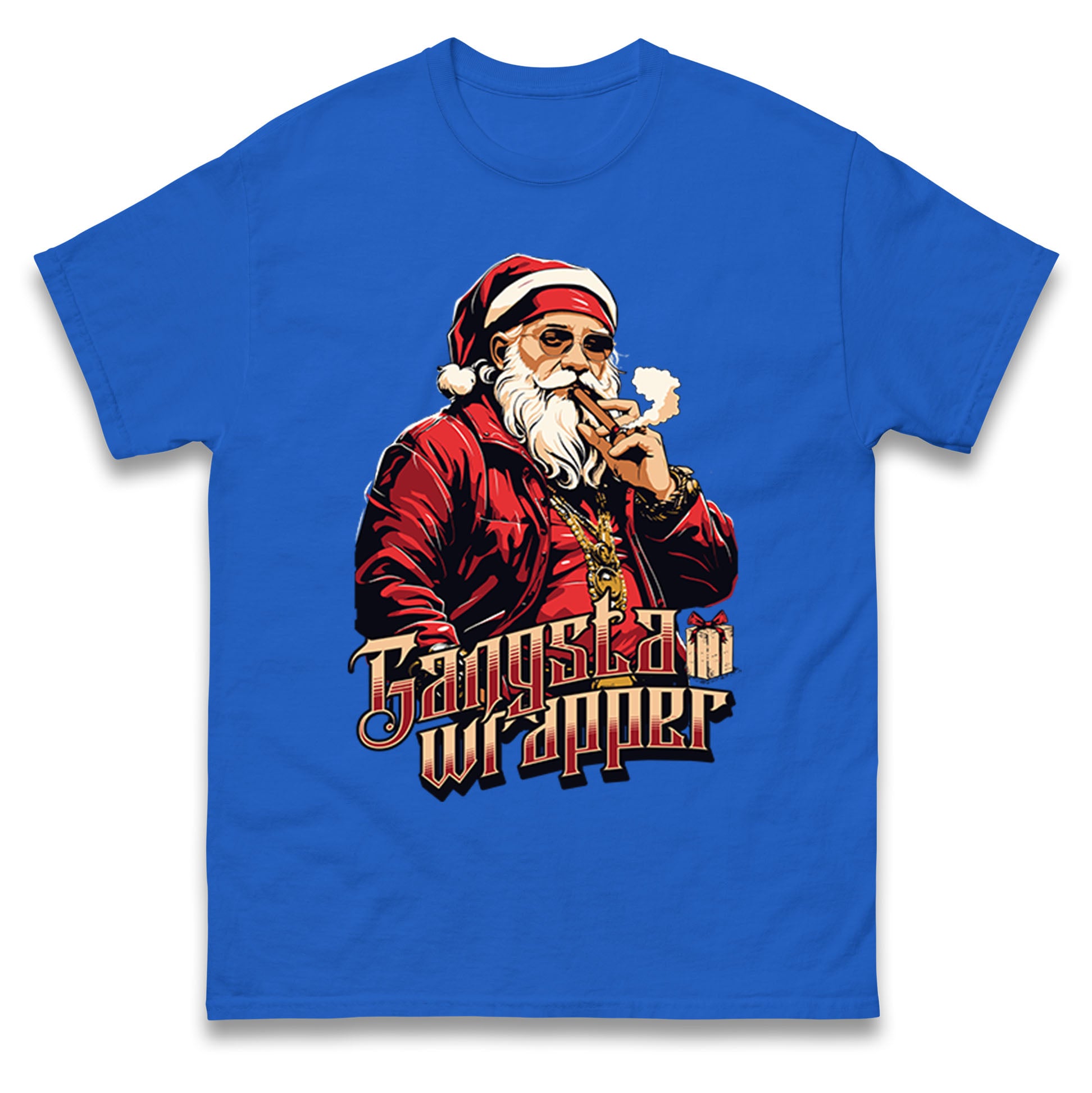 Santa Claus Gangster T Shirt