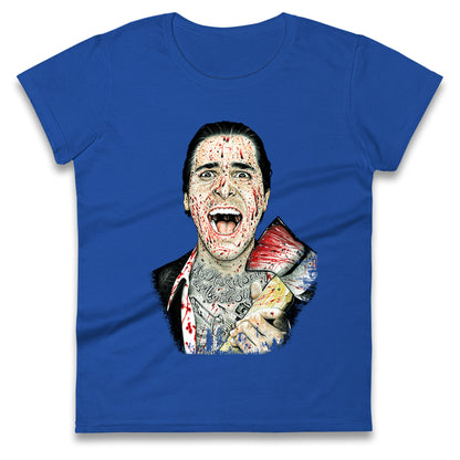 American Psycho Halloween Womens t shirt