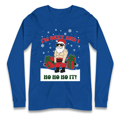 Santa Claus Ho Ho Ho Longsleeve T Shirt