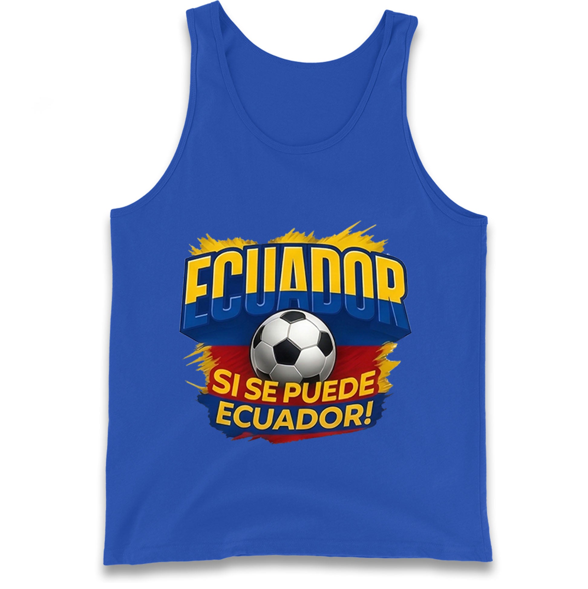 Ecuador Retro World Cup Tank Top