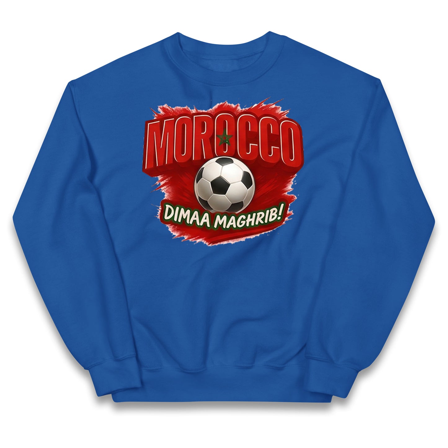 Morocco Retro World Cup Kids Jumper