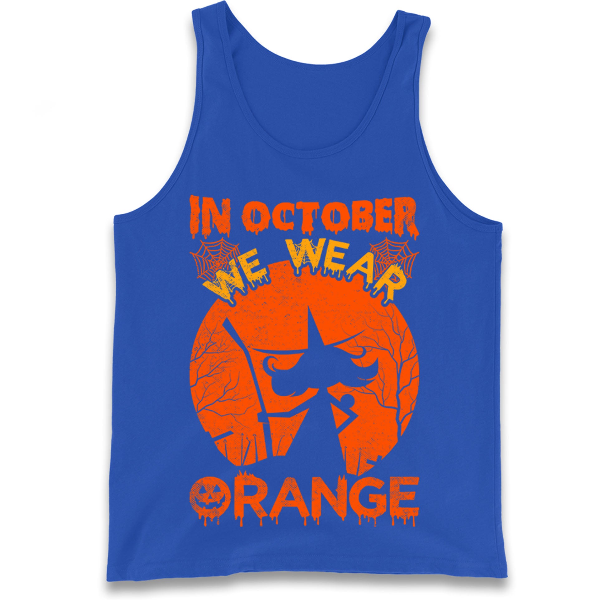 In October We Wear Orange Tank Top
