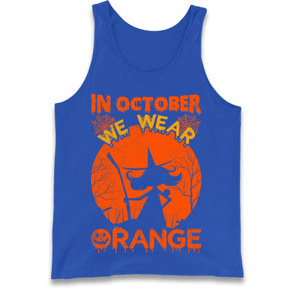 In October We Wear Orange Tank Top
