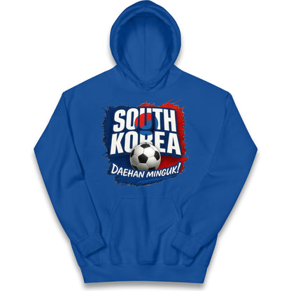 South Korea Football Kids Hoodie