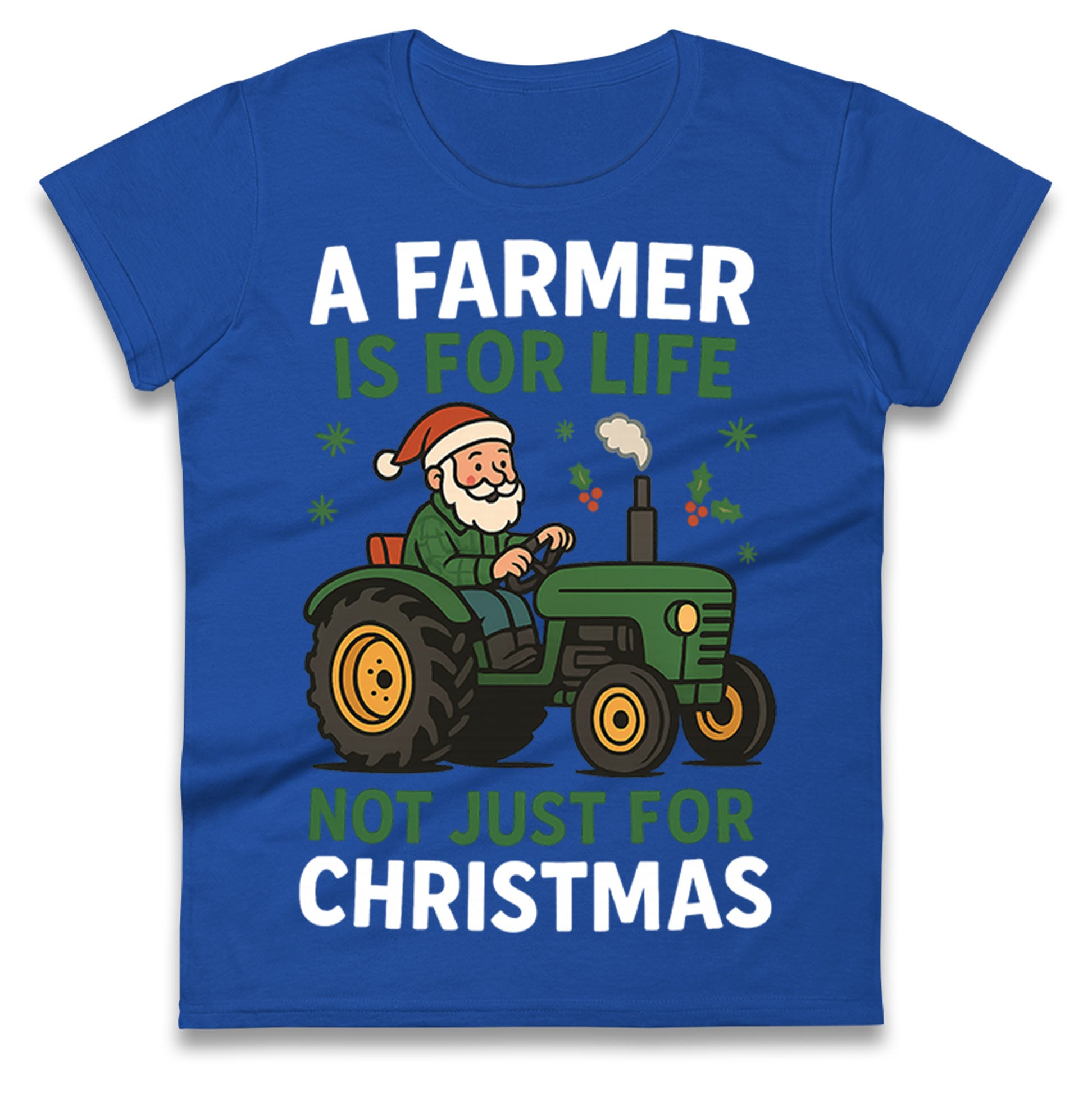 Farmer Christmas Ladies T Shirt