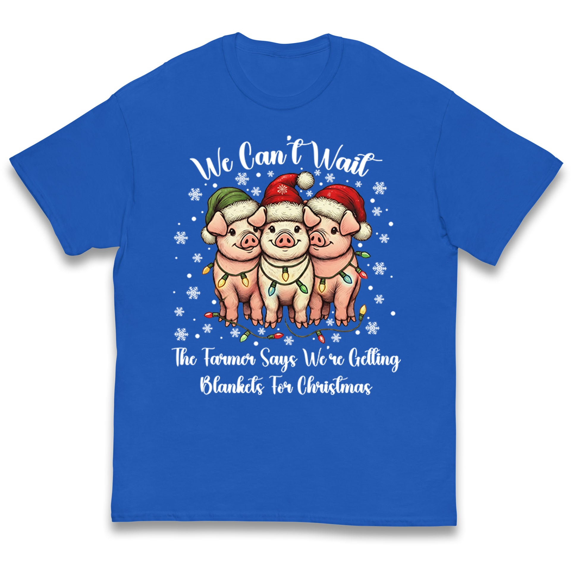 Three Pigs Christmas Kids T Shirt