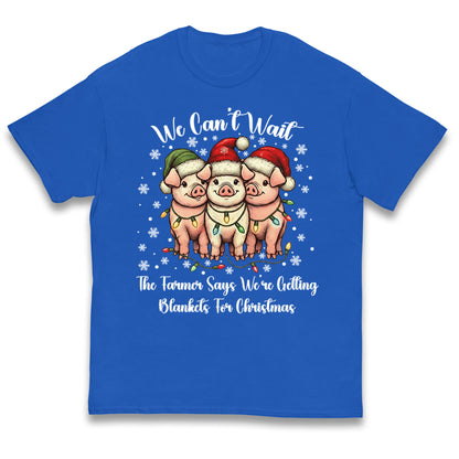Three Pigs Christmas Kids T Shirt