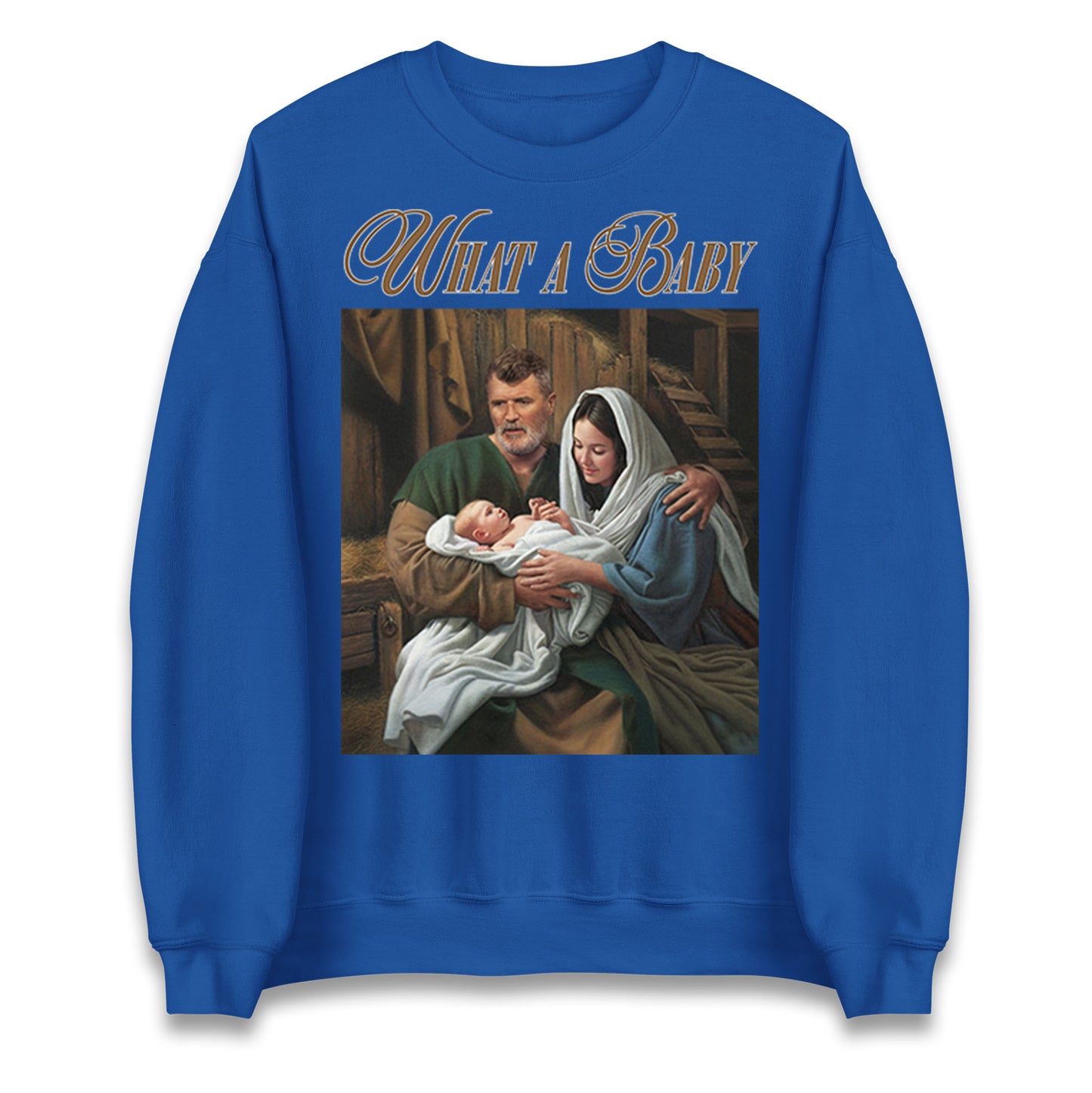 Roy Keane What a Baby Meme Christmas Sweater