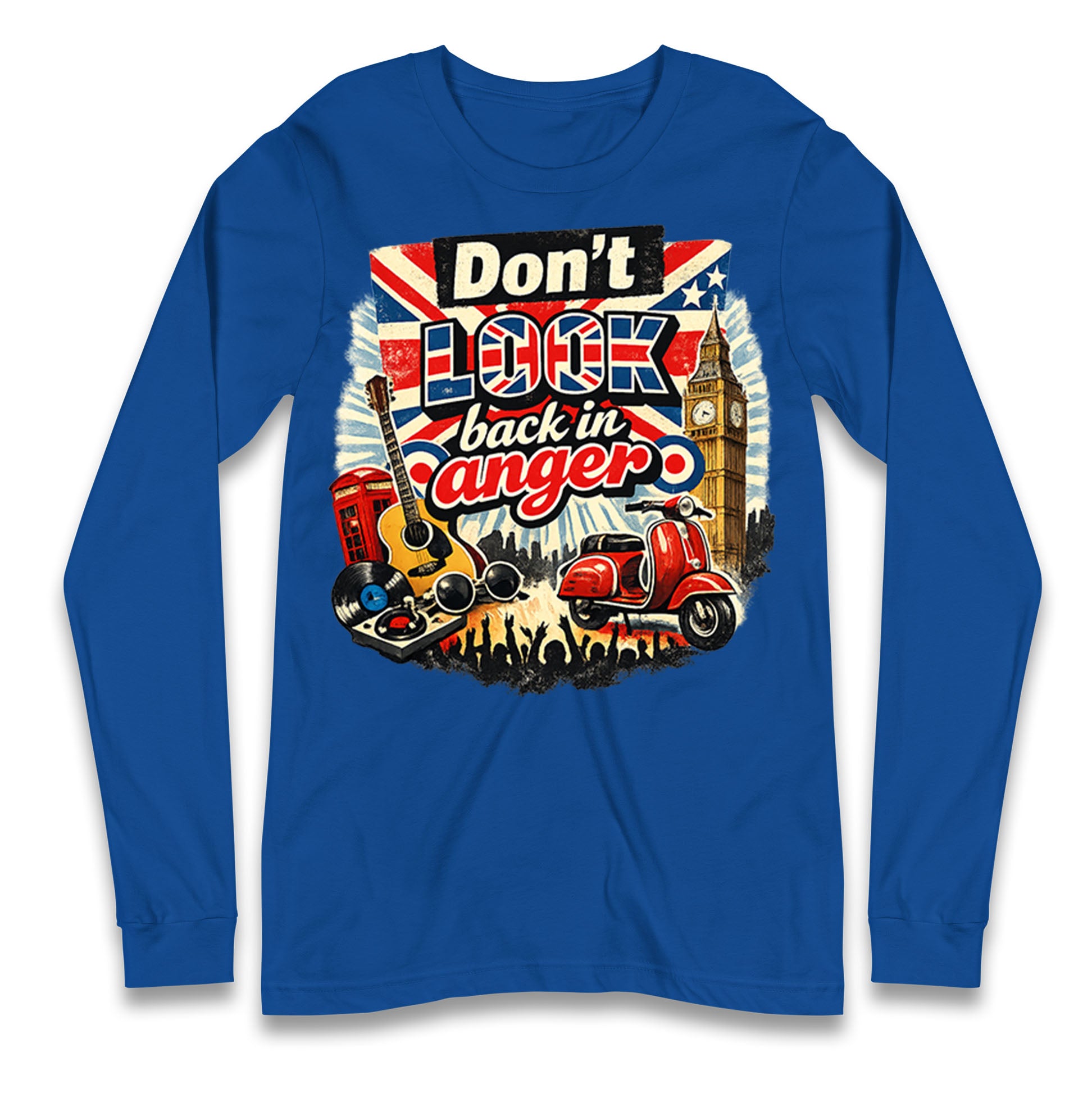 Don't Look Back In Anger Longsleeve T Shirt