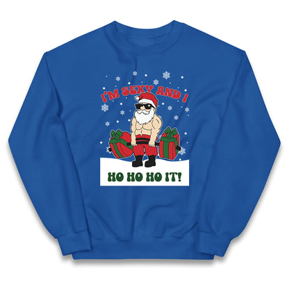 Santa Claus Ho Ho Ho Kids Jumper