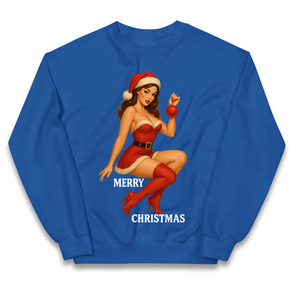 Merry Christmas Sexy Christmas Kids Hoodie
