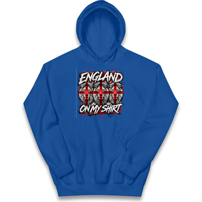 England 3 Lions World Cup 2026 Kids Hoodie