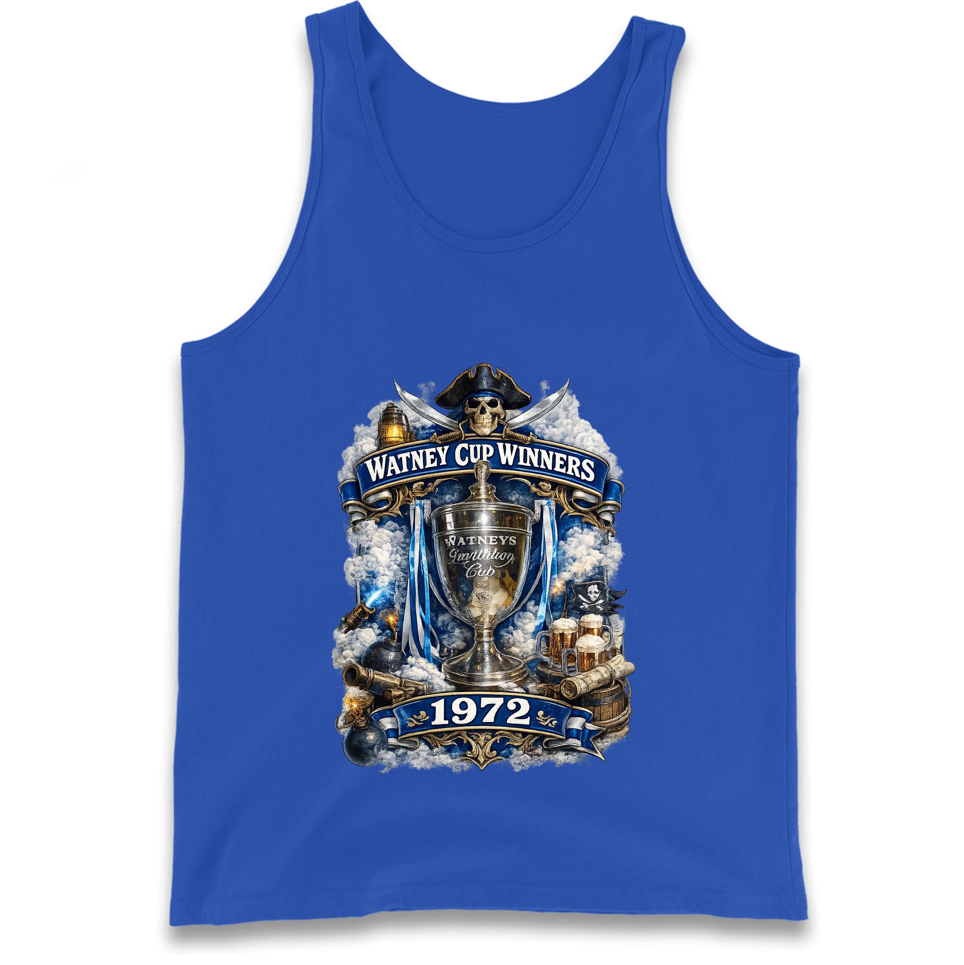 Retro Bristol Rovers Football Tank Top