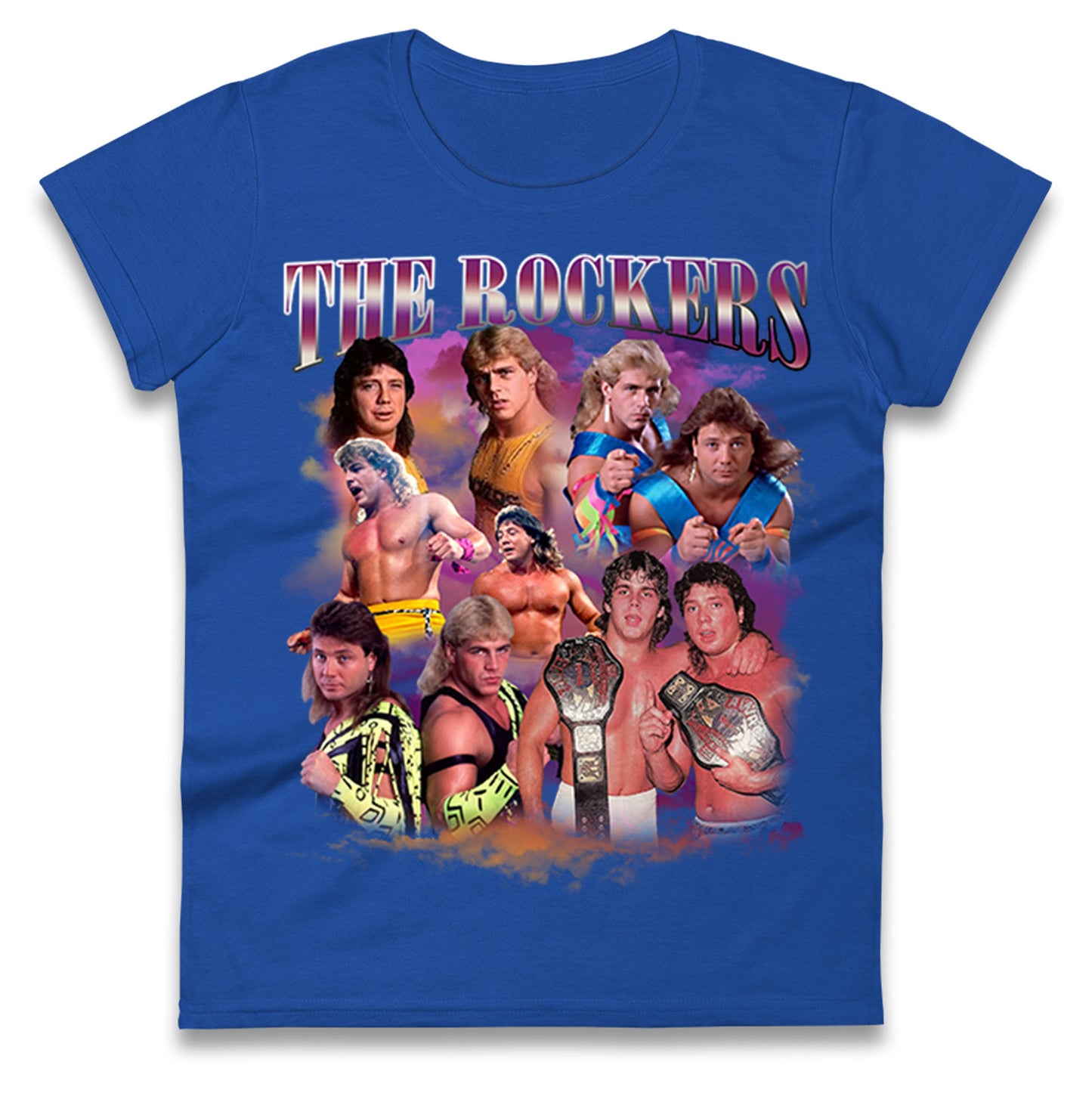 Retro The Rockers Bootleg Wrestling Womens T Shirt