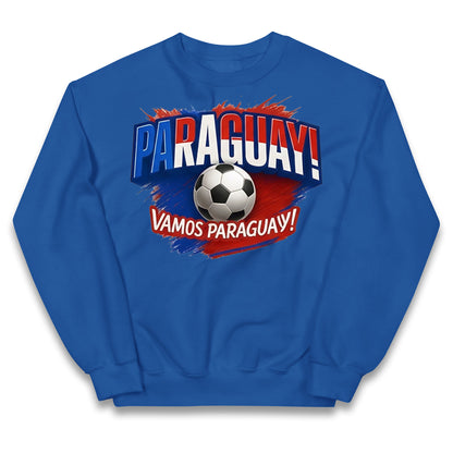 Paraguay Retro World Cup Kids Jumper