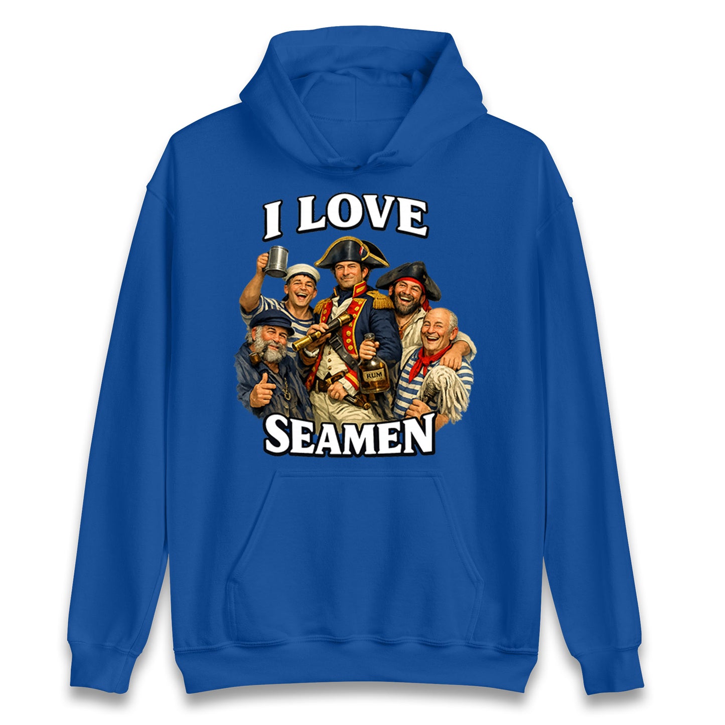 I Love Seamen Funny Cringe Meme Offensive  Hoodie