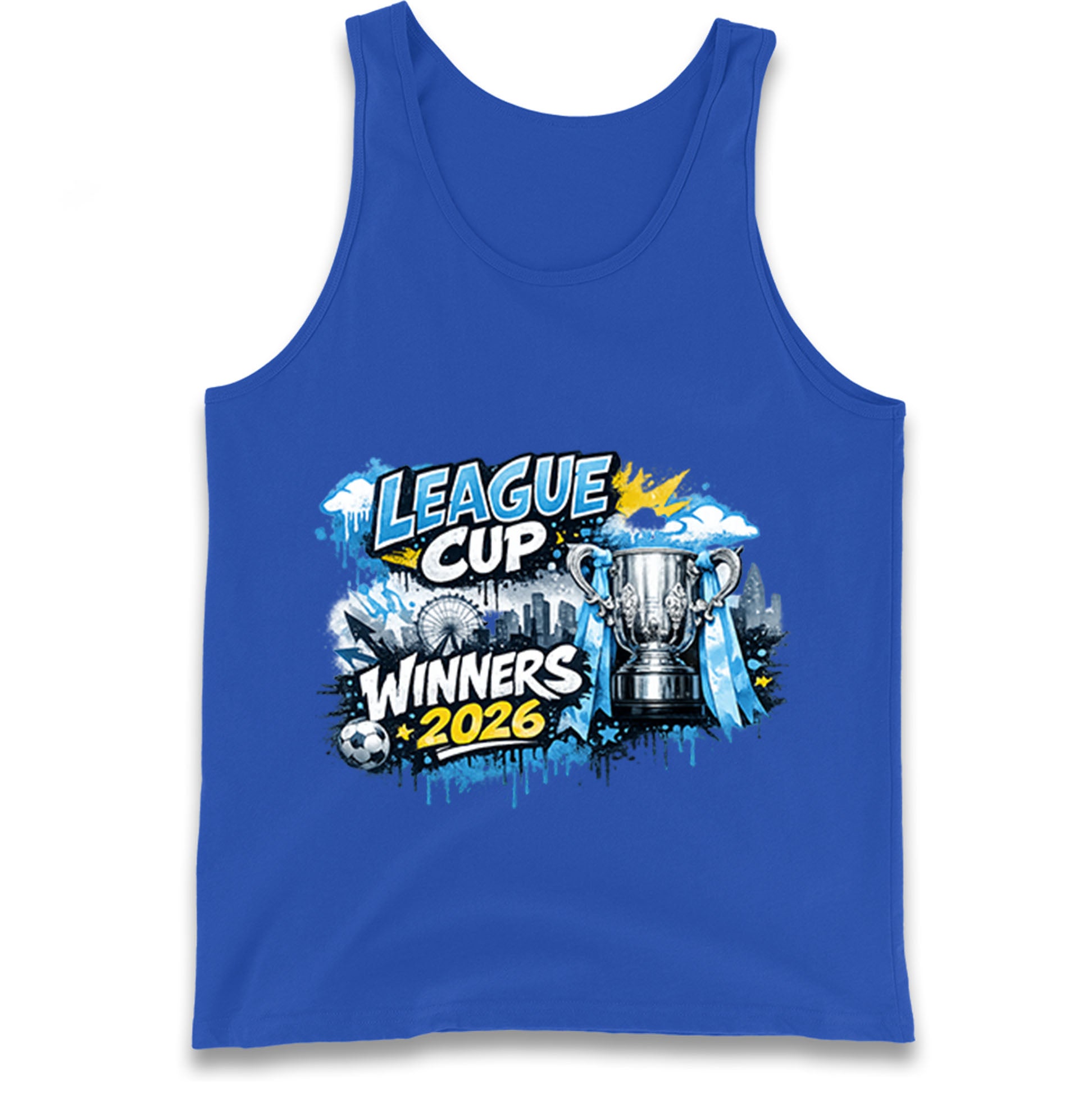 Man City League Cup Winners 2026 Tank Top
