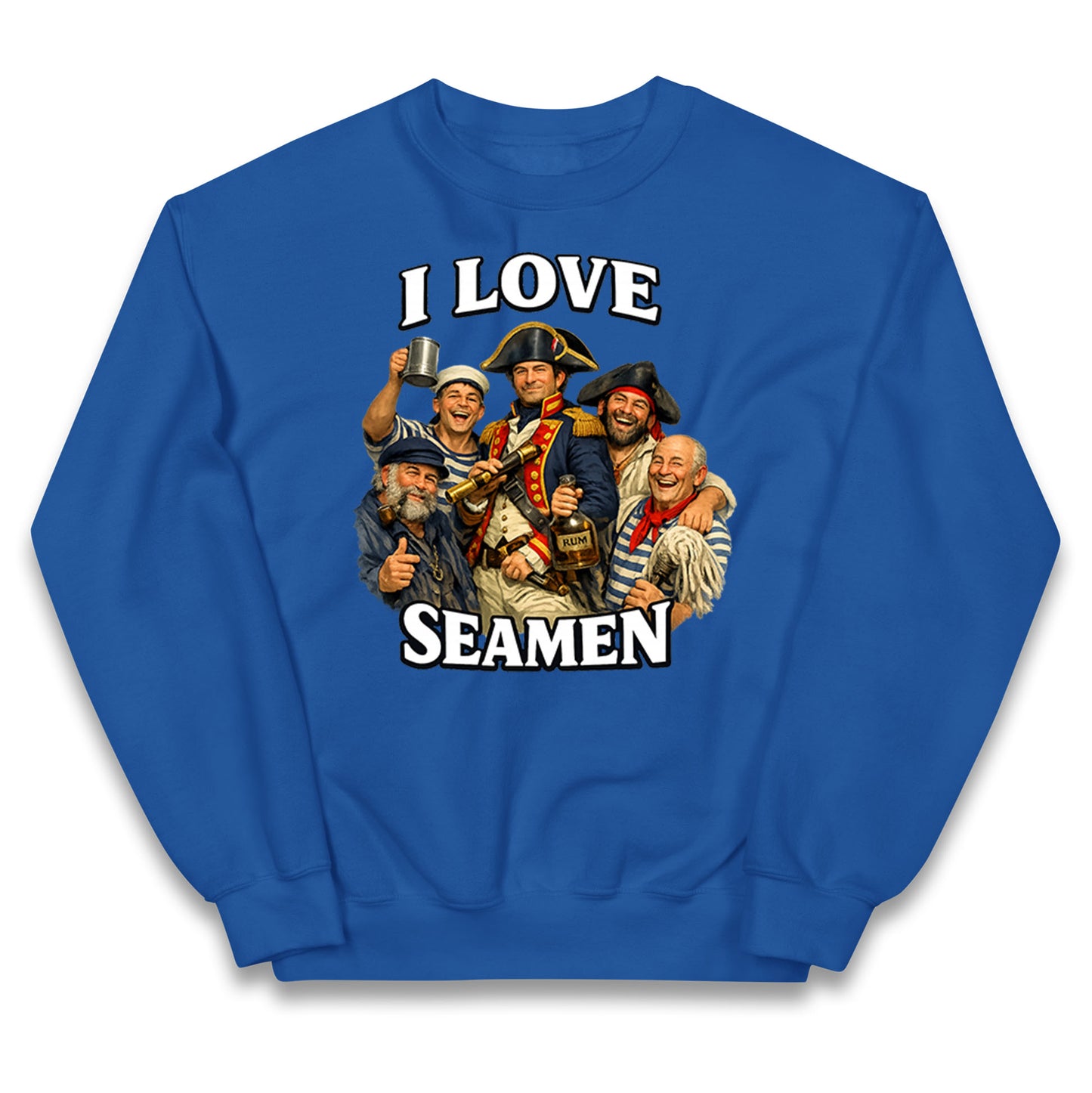 I Love Seamen Funny Cringe Meme Offensive  Kids Jumper