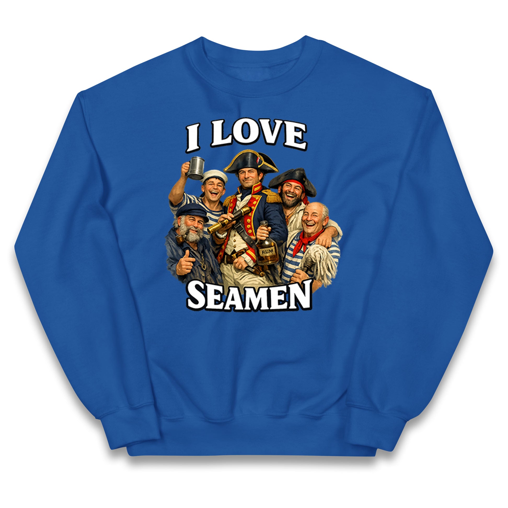 I Love Seamen Funny Cringe Meme Offensive  Kids Jumper