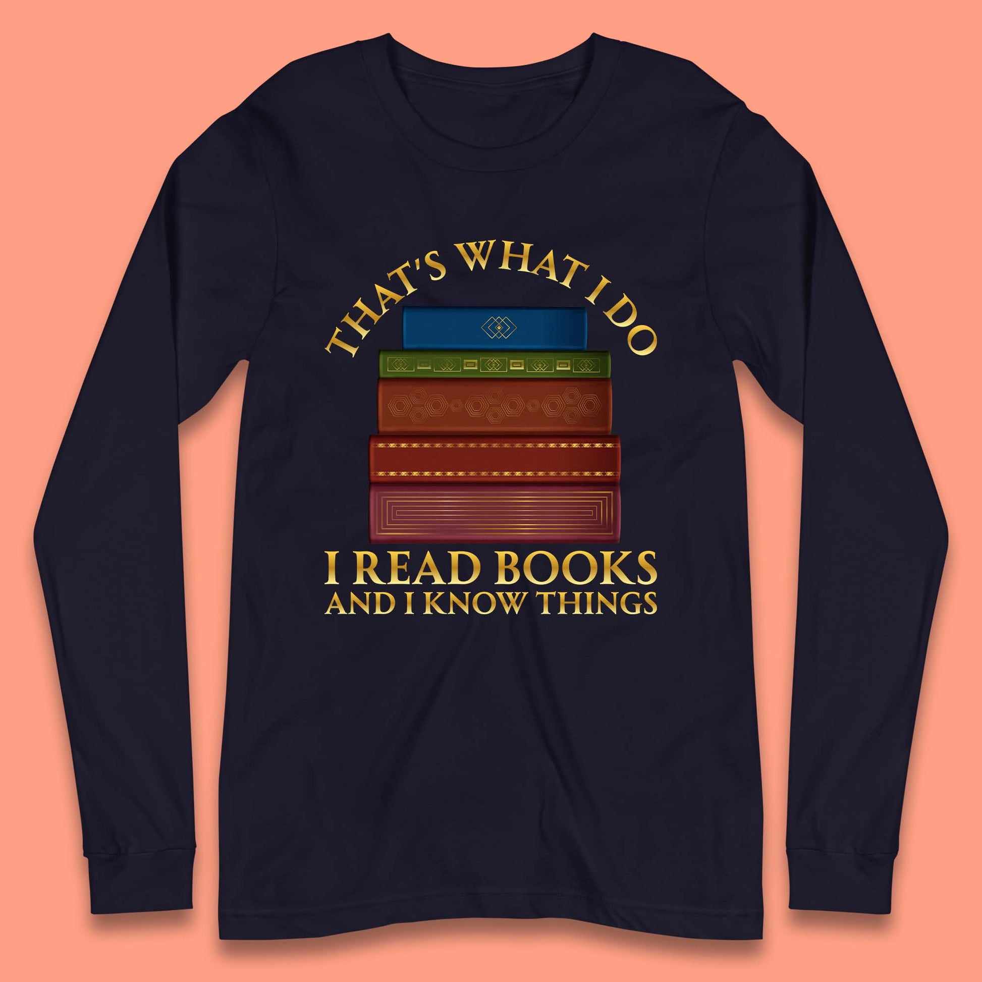 Books Reading Long Sleeve T-Shirt