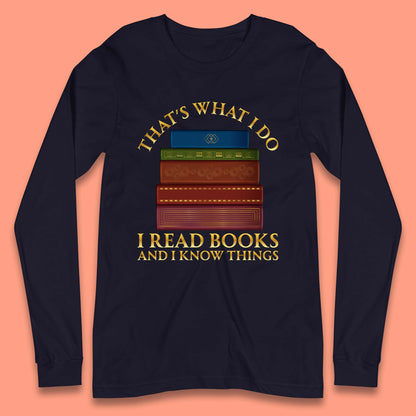 Books Reading Long Sleeve T-Shirt