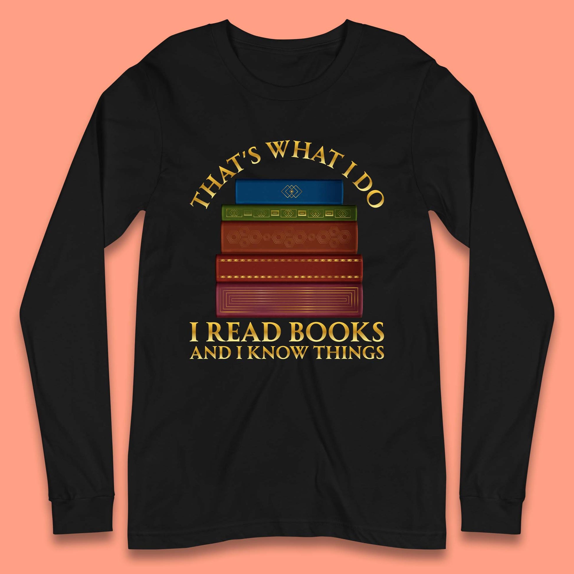 Books Reading Long Sleeve T-Shirt