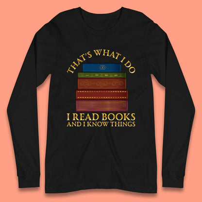 Books Reading Long Sleeve T-Shirt
