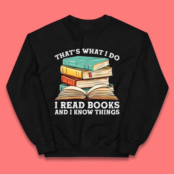 Books Reading Kids Sweatshirt