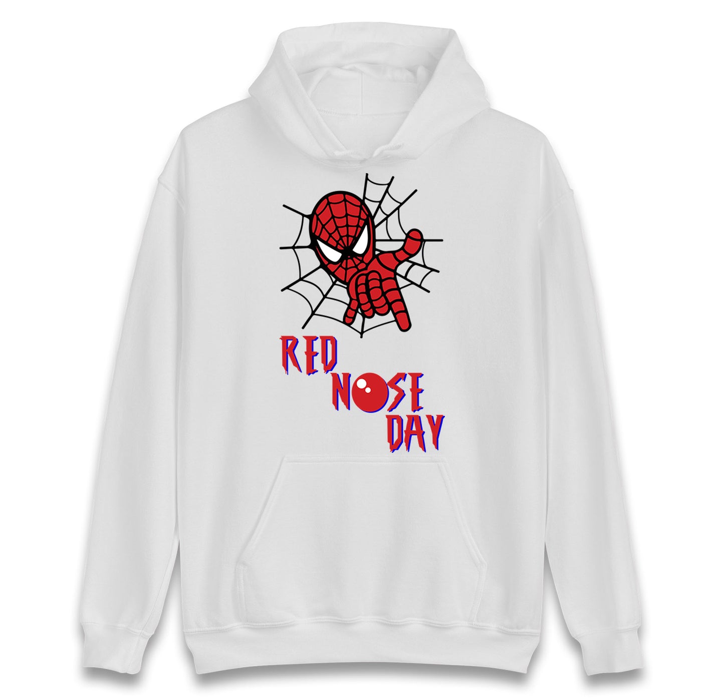 Spider Man Red Nose Day Hoodie