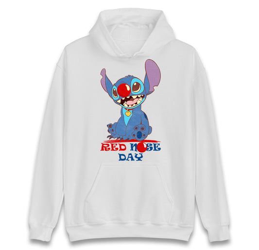stitch red nose day hoodie