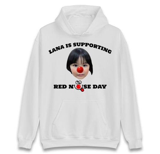Supporting Red Nose Day hoodie