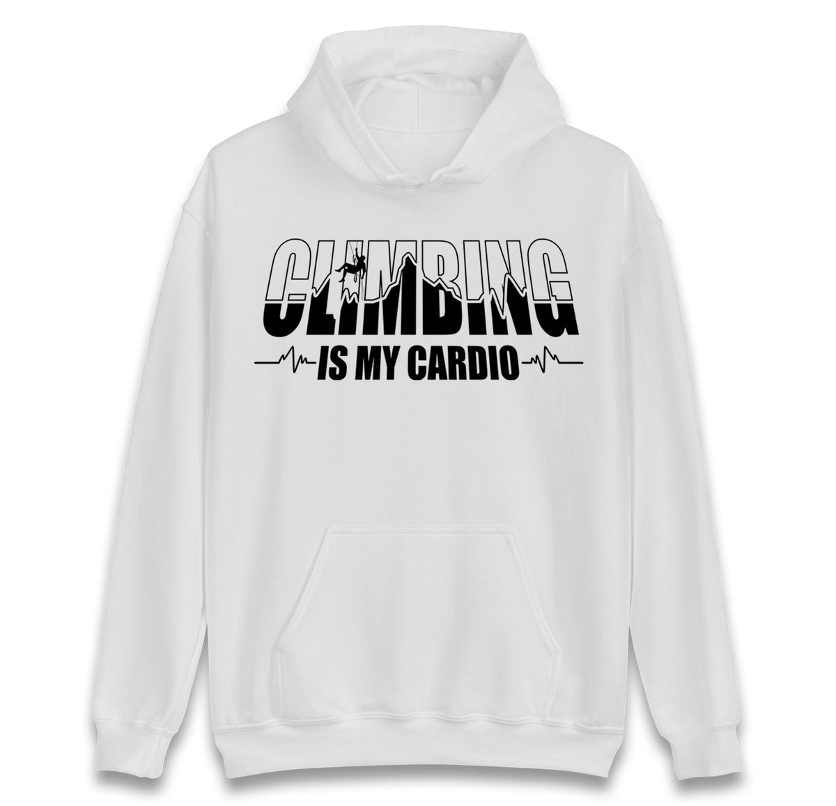 Climbing Is My Cardio Climbing hoodie