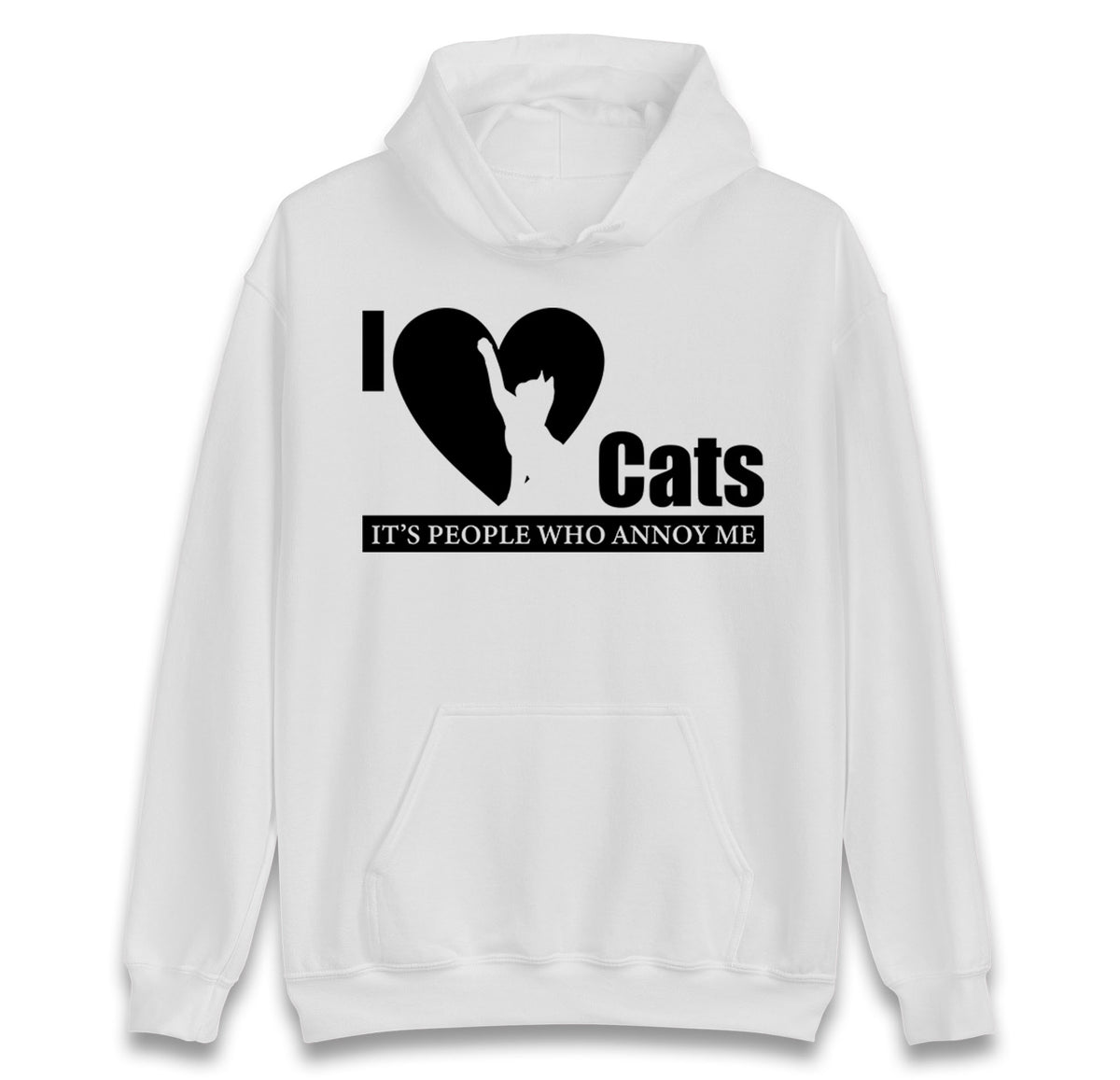 i love cats hoodie
