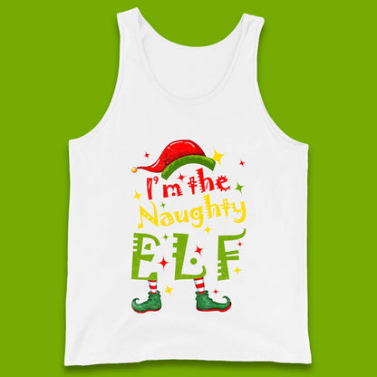 naughty elf tank top