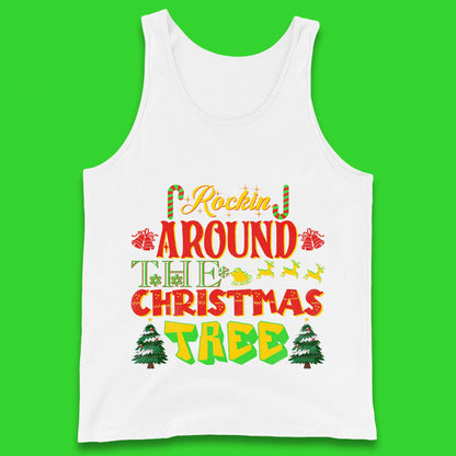 rockin around the christmas tree tank top