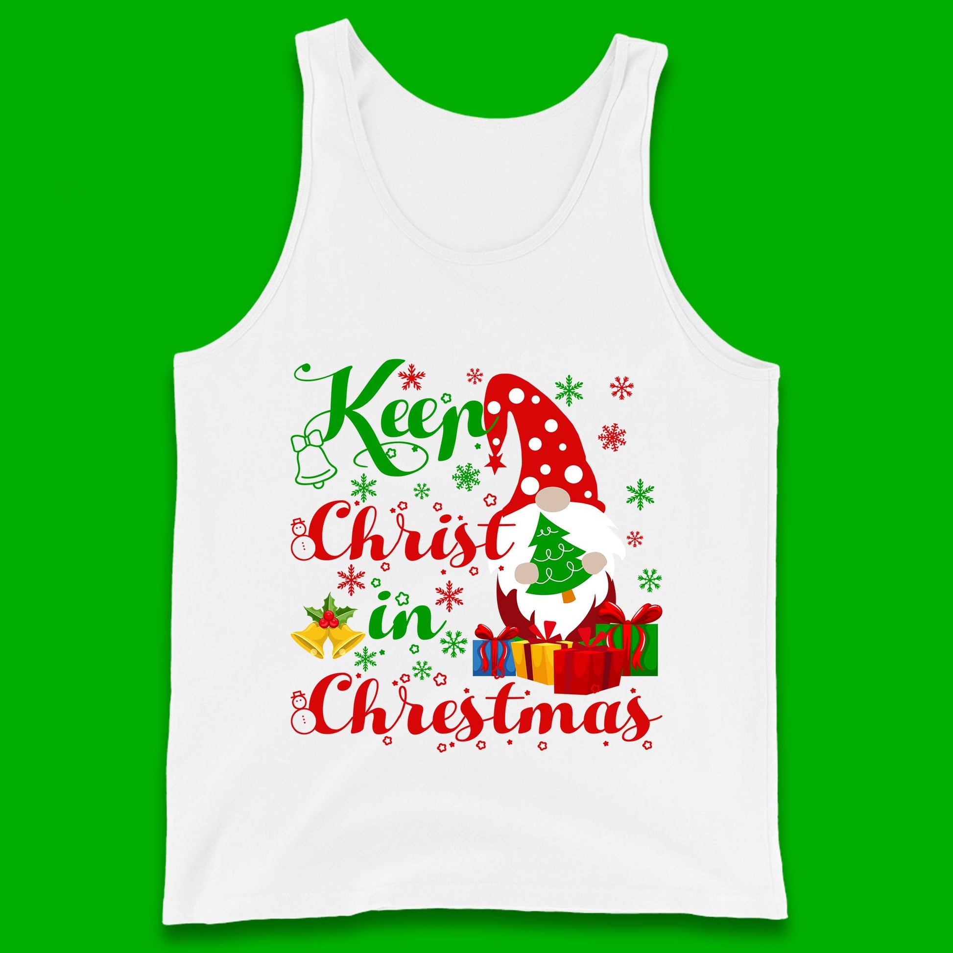 keep christ in christmas tank top