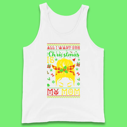 mom christmas tank top