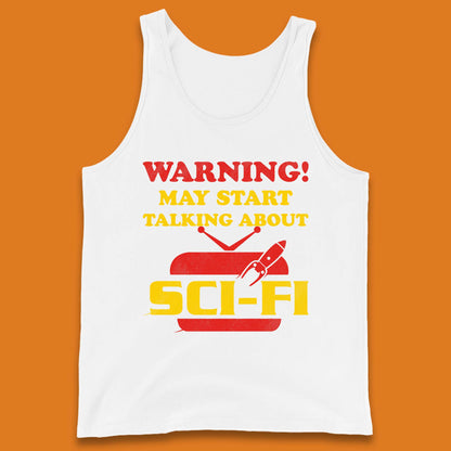 Warning Talking About Sci-Fi Tank Top