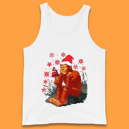 bigfoot christmas tank top