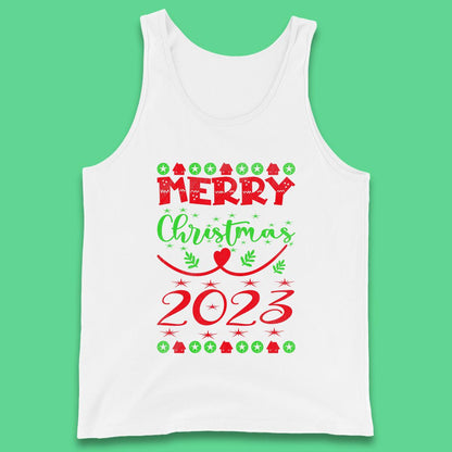 Merry Christmas 2023 Winter Holiday Xmas Festive Celebration Tank Top