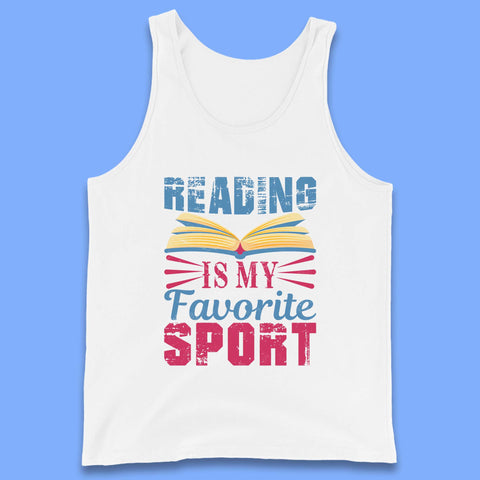 Reading Is My Favorite Sport Tank Top
