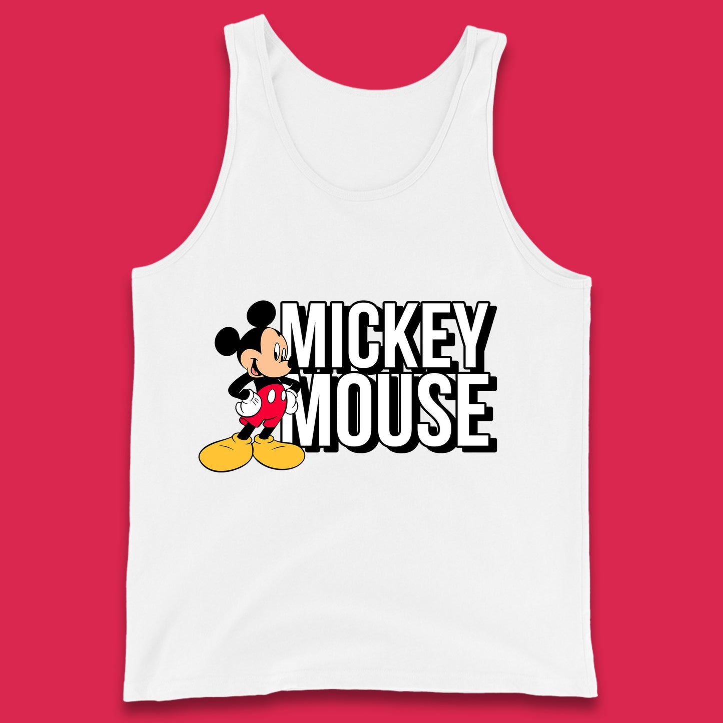 Disney Mickey Mouse Cartoon Character Disneyland Walt Disney Vacation Trip Disney World Tank Top