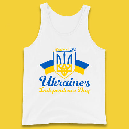 Ukraine's 24 August Ukraine Independence Day Proud Ukrainian Tank Top